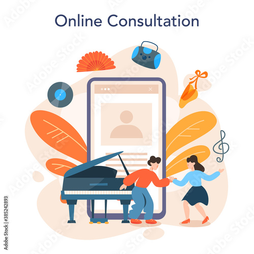 Dance teacher or choreographer online service or platform