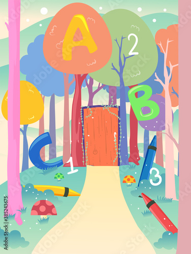 Preschool Forest Theme Door...