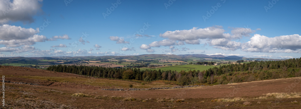 The Cheviots from above Rothbury
