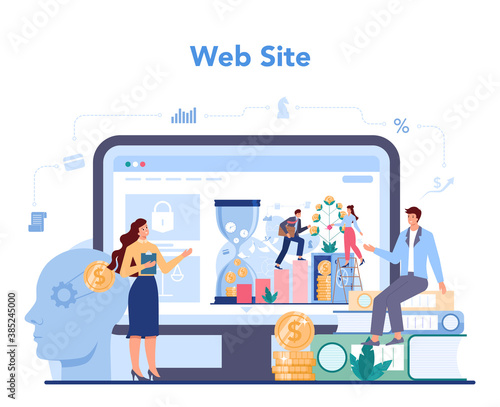 Financial advisor or financier online service or platform