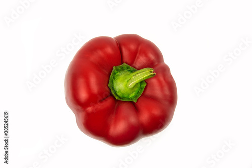 red bell 
Bulgarian pepper isolated on white background