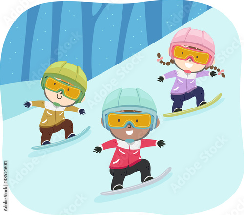 Kids Snowboarding Goggles H...