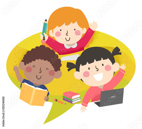 Kids Speech Bubble Study La...