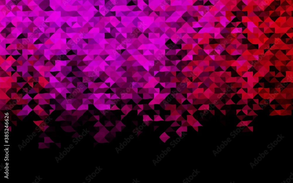 Dark Purple, Pink vector texture in triangular style. Dark Purple, Pink vector texture in triangular style.
