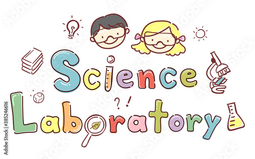 Stickman Kids Science Labor...