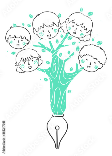 Doodle Kids Tree Fountain P...