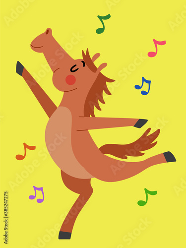 Horse Animal Dance Illustra...