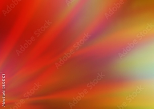 Wallpaper Mural Light Green, Red vector blurred shine abstract pattern. Torontodigital.ca