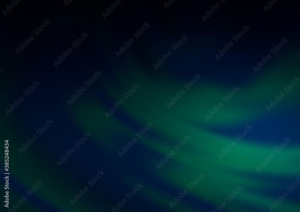 Fototapeta premium Dark BLUE vector glossy abstract background.
