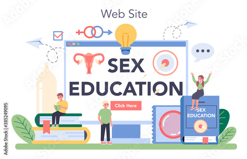 Sexual education online service or platform. Sexual health