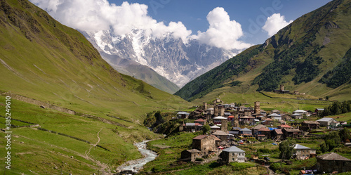 Mountain village in Georgia