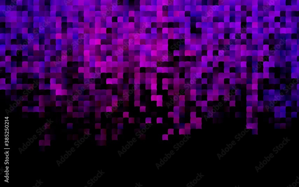 Dark Purple vector pattern in square style. Dark Purple vector pattern in square style.