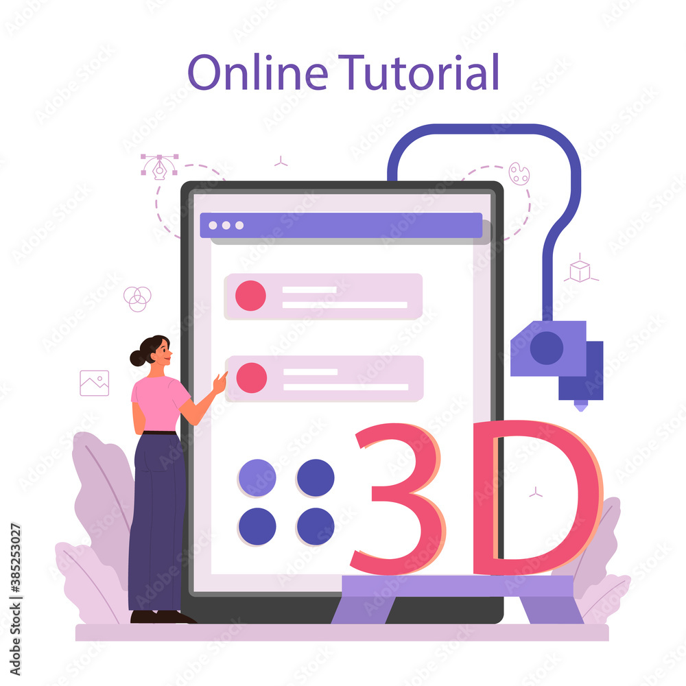 Designer 3D modeling online service or platform. Digital drawing Designer 3D modeling online service or platform. Digital drawing