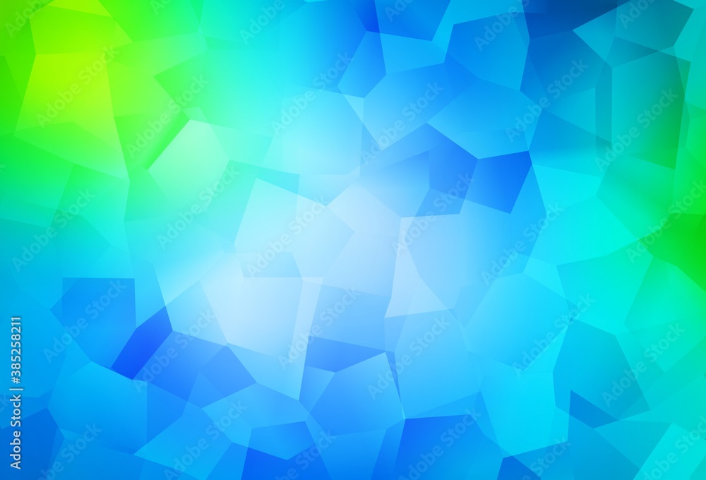 Light Blue, Green vector texture with abstract forms. Light Blue, Green vector texture with abstract forms.