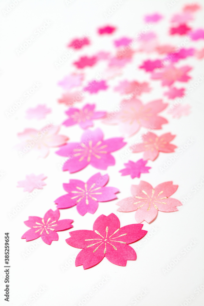 Fototapeta premium 桜和紙のテクスチャ