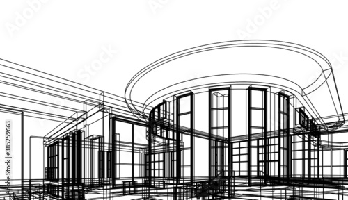 construction of the house building