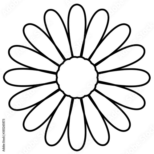 花、雛菊、デイジーのアイコン