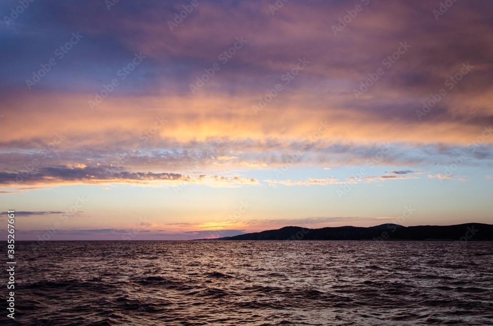 Fototapeta premium Sunset by the sea