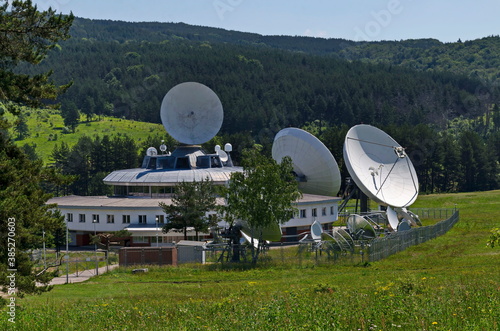  Ground satellite station or Geodesy observatory Plana,  Plana mountain, Bulgaria 