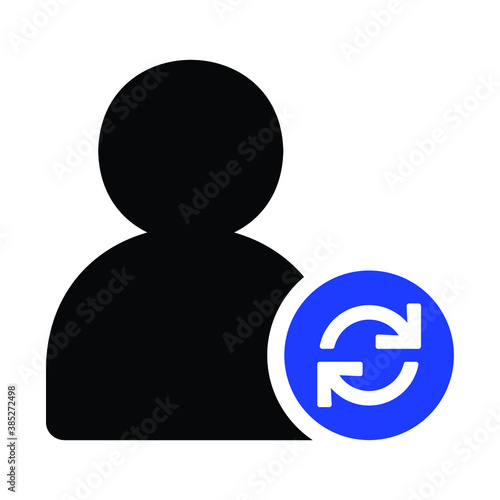 Refresh Sync User Vector icon