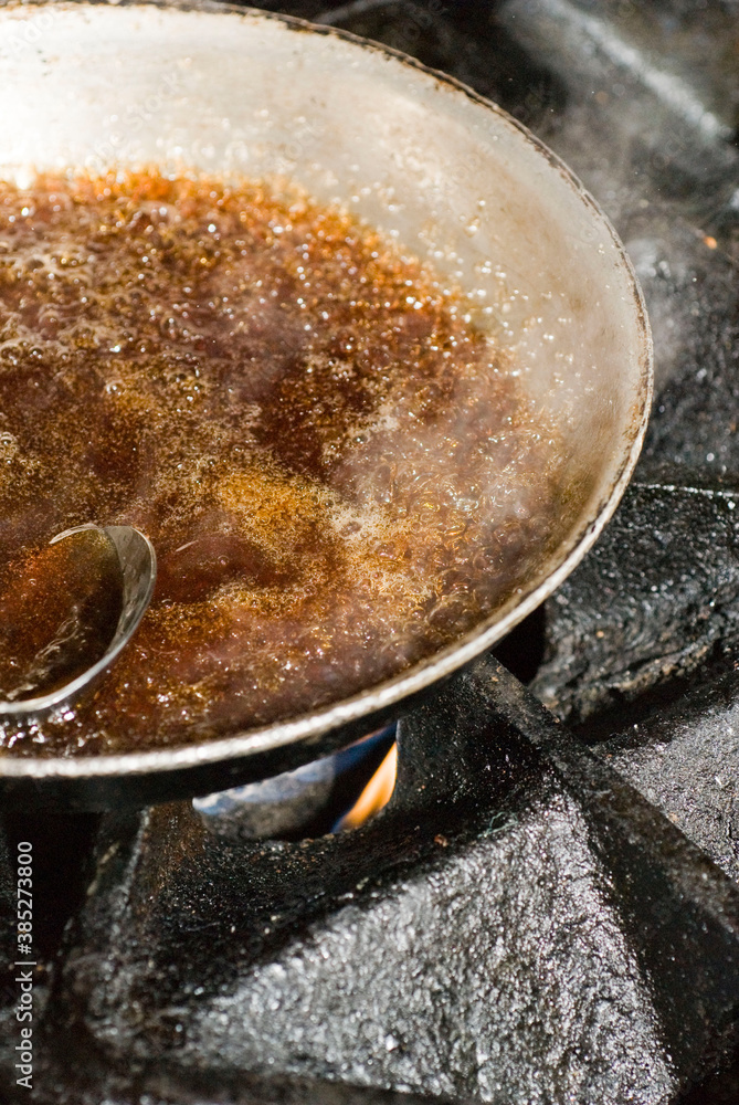 Banana Fosters Dessert. Classic American or French bakeries or pastry shop favorites. Cookies