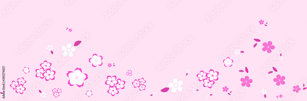 sakura background vector