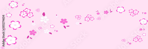 sakura background vector © indah