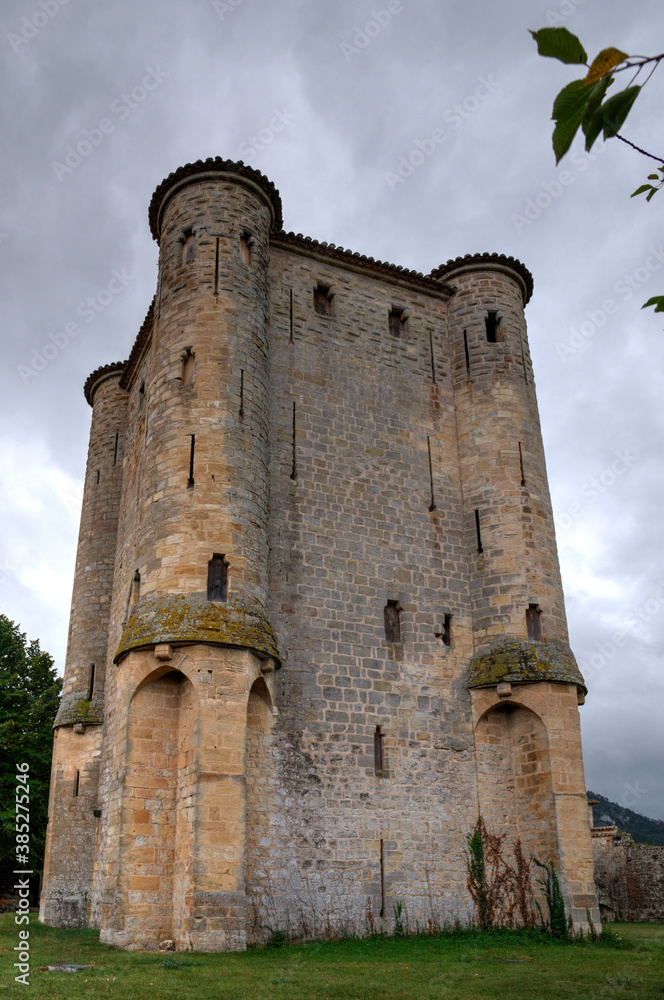 Obraz premium Donjon du château d'Arques, France