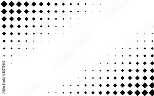 Squares halftone geometric background pattern and texture vector illustration