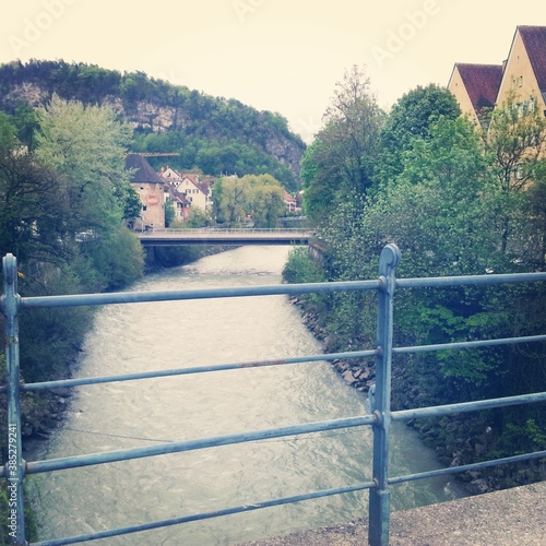 bridge over river in Feldkirch