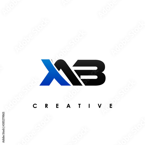 A B Logo. AB Letter Design Vector Template