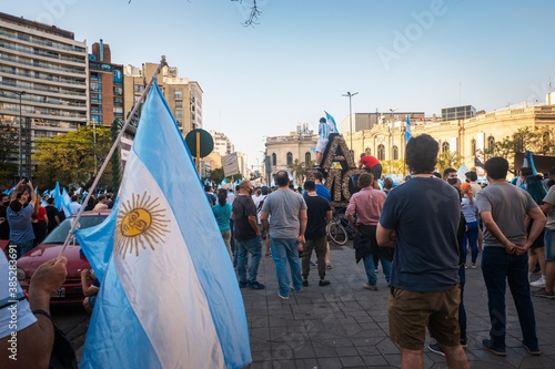 Protest in argentina - 12 of october © jeremie