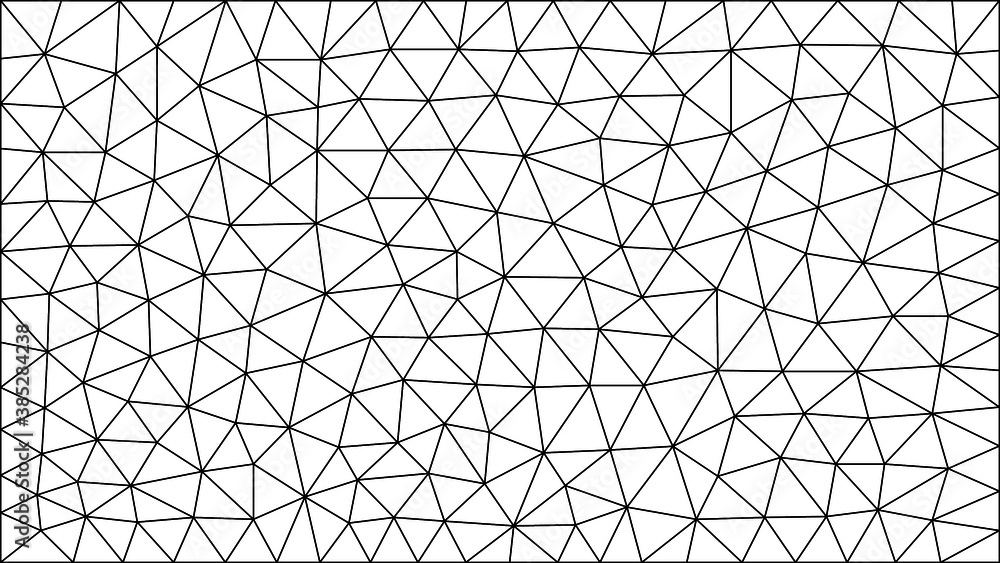 Fototapeta premium Vector abstract polygonal web on transparent background