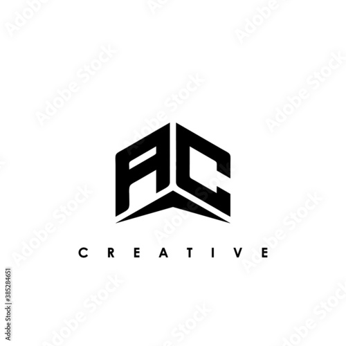 Letter AC logo design template elements
