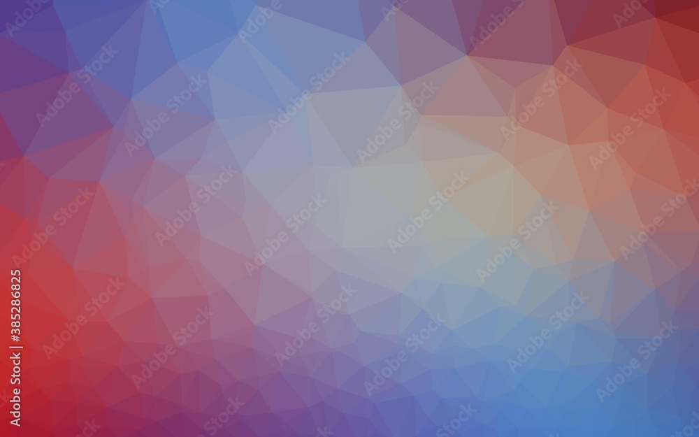 Light Blue, Red vector polygonal pattern. Light Blue, Red vector polygonal pattern.