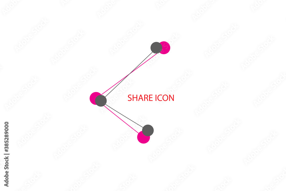 Share icon design Share sign and symbol vector illustration Share icon design Share sign and symbol vector illustration