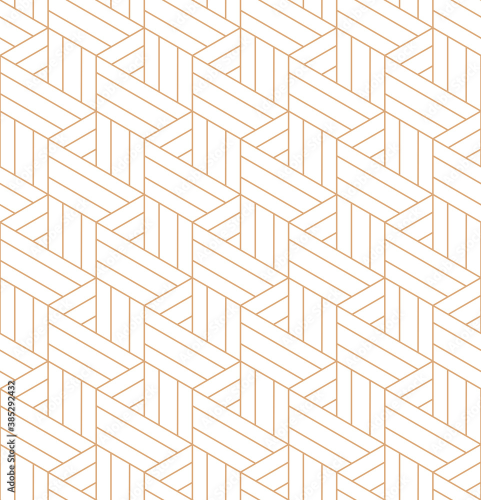 Vector seamless geometric pattern. Gold linear pattern. Wallpapers for your design. Vector illustration. Vector seamless geometric pattern. Gold linear pattern. Wallpapers for your design. Vector illustration.