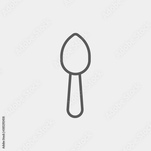 Wallpaper Mural Spoon icon isolated on background. Restaurant symbol modern, simple, vector, icon for website design, mobile app, ui. Vector Illustration Torontodigital.ca