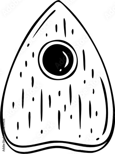 Hand drawn Ouija Board Pointer
