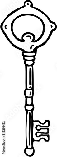 Hand drawn Key