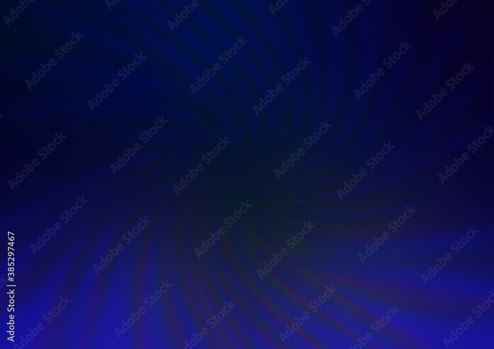 Fototapeta premium Dark BLUE vector blurred bright pattern.