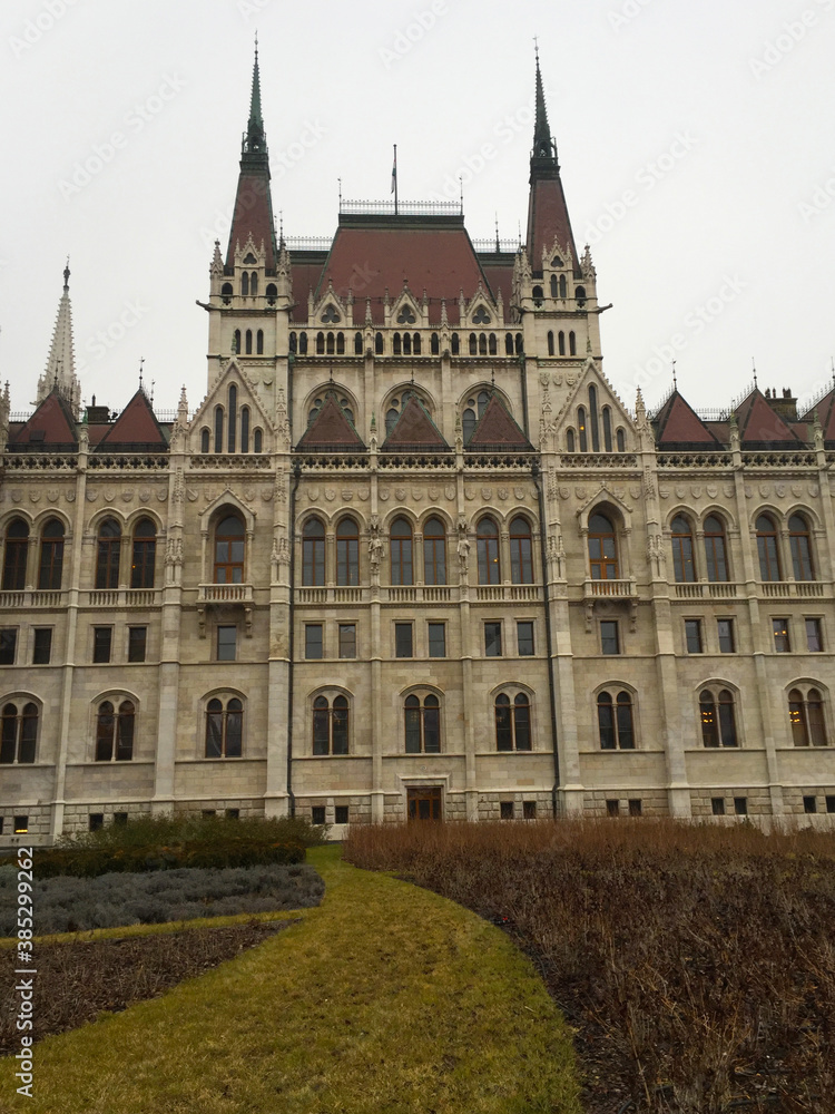 building of the Parliament in Budapest, Hungary