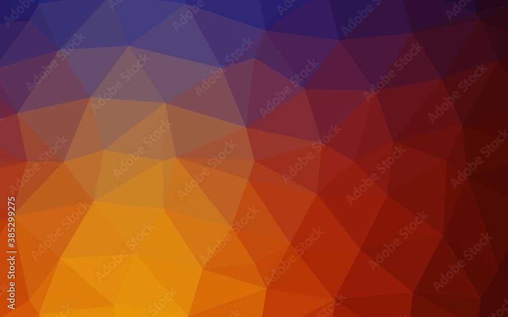 Obraz premium Light Blue, Red vector blurry triangle pattern.