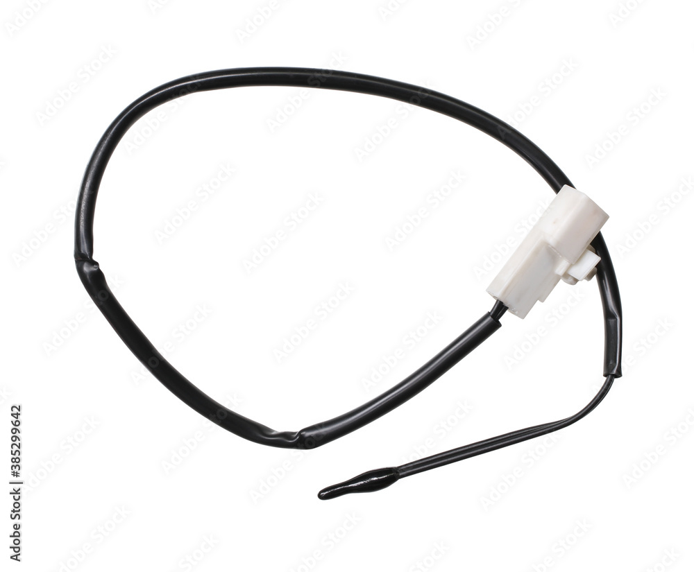 Cooler thermistor air temperature sensor cooler (with clipping path) isolated on white background Cooler thermistor air temperature sensor cooler (with clipping path) isolated on white background