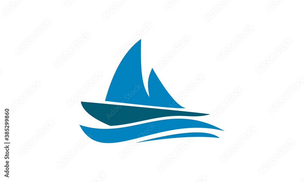 logo yacht vector