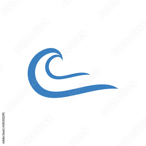 Free Download Waves Logo Template vector symbol - GFXLoad