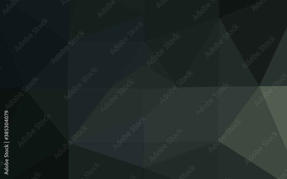 Dark Green vector triangle mosaic texture. Dark Green vector triangle mosaic texture.