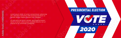 2020 Presidential Election. 2020 United States of America Presidential Election. Vote America Presidential Election Vector Design. Vote day, November 3. US Election.