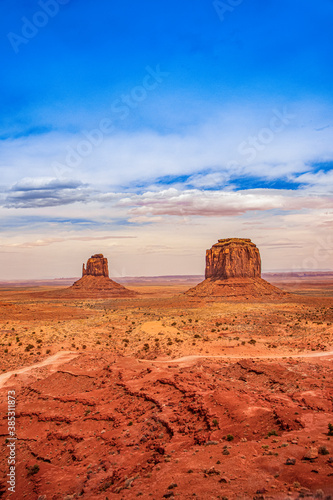 The Mitten Butte  Monument Valley  Utah-Arizona  USA