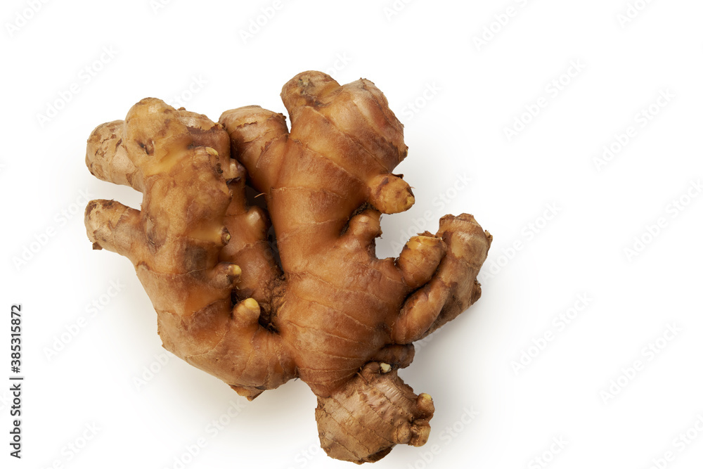 Ginger root isolated on white background Ginger root isolated on white background